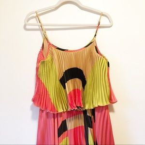 Cache hi low multicolored dress M NWT prom dress